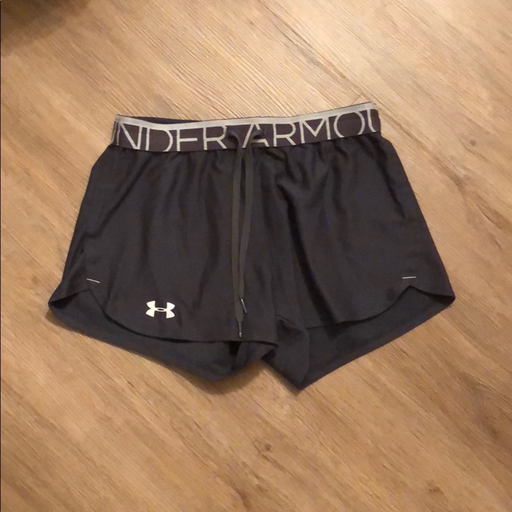 under armour gray shorts